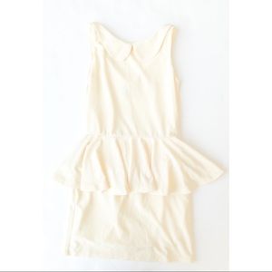 Joyfolie size 4 Cream Dress